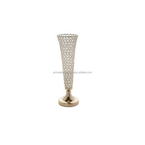 HIGH QUALITY WEDDING FLOWER <b>VASE</b> METAL NEW METAL FLOWER <b>VASE</b> FOR HOME <b>DECORATION</b> NEW LOOK IN METAL FLOWER <b>VASE</b> - Product Image 3