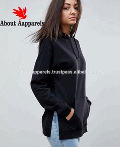 Nouvelle arrivée Pulls à capuche respirants courts bon marché, élégants, unis, de haute qualité pour femmes avec logo personnalisé - Product Image 4