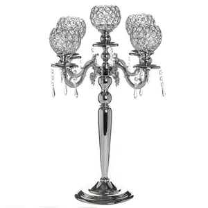 2023手工制作的新装饰水晶烛台灯笼和蜡烛罐烛台用于家居装饰婚礼活动和派对