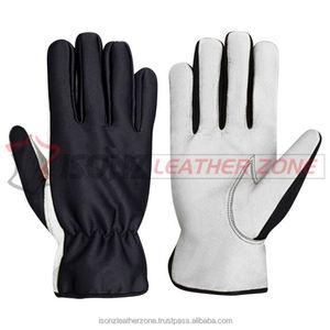 Gants de travail en cuir personnalisés anti-impact avec des caractéristiques anti-coupure et antidérapantes pour la protection des mains - Product Image 1