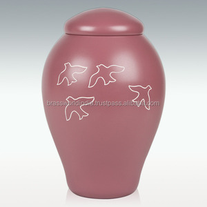 Leaves Bronze <b>Funeral</b> Urn <b>Funeral</b> <b>Supplies</b> by Brassworld India - Product Image 3