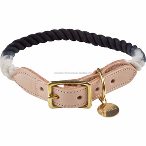 Premium Quality Material Made Leather Dog Collar and <b>Leash</b> at Genuine Rate Braided Leather Dog Collars and <b>Leashes</b> - Product Image 1