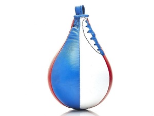 Leather Boxing MMA Kickboxing Gym Workout <b>Speed</b> <b>Ball</b> <b>Punching</b> Bag Reedot Cowhide Black and Vintage Custom Made Design Accept OEM - Product Image 5