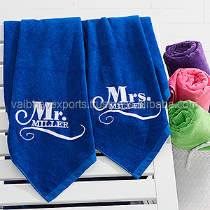 Customized Stylish Top Class Beach <b>Towel</b> Set Made in India 100% Cotton <b>Quick</b>-<b>Dry</b> and Compressed Room Pattern Beach <b>Towels</b> - Product Image 3