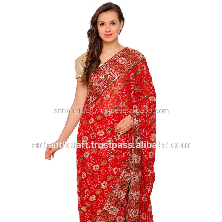 Hint geleneksel sari etnik sari hint fantezi hazır giyim sari parti elbise