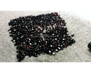 Piedra Preciosa Ovalada de Granate Rojo Oscuro de 5x7mm, Gema Natural Suelta de Alta Calidad, Facetada, para Joyería, Uso Elegante - Product Image 4