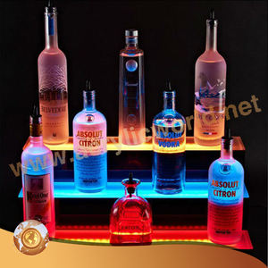 Estante de exhibición de botellas de cerveza acrílica de fábrica/estante de exhibición de botellas iluminado de encimera - Product Image 1