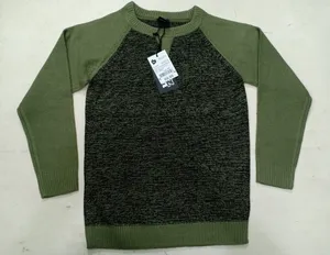 Moletom de marca para meninos, blusa de malha para crianças, moletom acrílico de manga longa, pulôver de roupas quentes para outono e inverno 100%