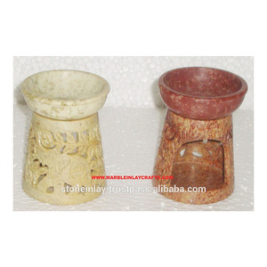 Natural Stone Tea-Light Aroma Oil Lamp - Product Image 1