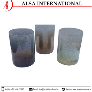 Candelabros votivos de cristal hechos a mano para la decoración del hogar, suministro al por mayor, artesanía de Metal impresa directamente de la India, compra a granel - Product Image 2