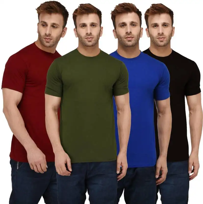 new fashion men plan t-shirts