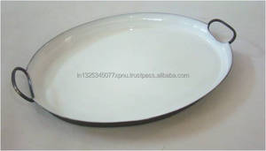 Plateau de service personnalisé en aluminium martelé argenté disponible en différentes tailles - Product Image 4