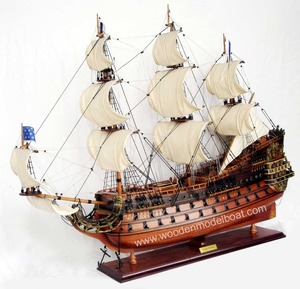 Le Soleil royaal โมเดลเรือไม้อาบแดดของขวัญแปลกใหม่โมเดลงานฝีมือทำจากไม้ - Product Image 1