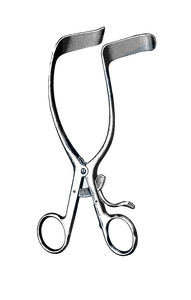 เครื่องถ่างช่องคลอดริ๊กบี้ ทำจากเหล็กกล้าไร้สนิม ใช้สำหรับการผ่าตัดด้วยมือ - Product Image 2