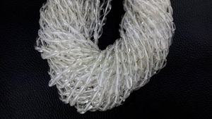 13 "hebra larga cristal natural cuarzo piedra preciosa suave Dholki forma genuina Briolette cuentas hacer joyería - Product Image 6