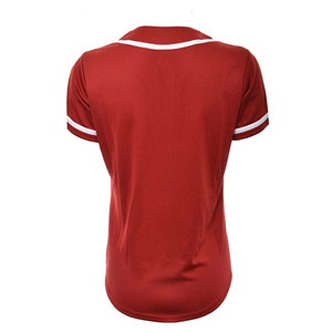 OEM diseño personalizado rayas poliéster ropa deportiva Jersey secado rápido botón camisas béisbol Softball transpirable sublimación pantalones cortos - Product Image 2