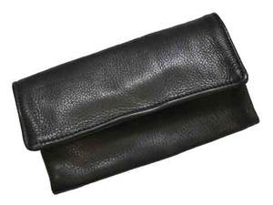 กระเป๋าสตางค์หนังสำหรับเดินทางแบบมินิมอลที่ใส่บัตรแบบบางสำหรับผู้ชายและผู้หญิง - Product Image 2