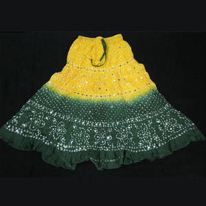 Longue jupe à motif bandage hej en tissu coton, fait par le fabricant - Product Image 1