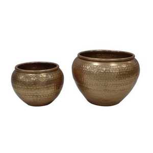 ล่าสุดบ้านตกแต่งHammeredประตูออกแบบใหม่แจกันกระถางดอกไม้ - Product Image 2