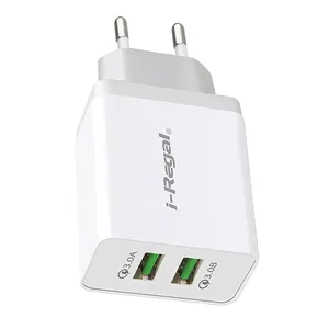 New KCC KC 36W 2USB QC Fast Charger for Samsung/LG mobile phone