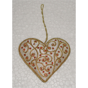 Gorgeous Heart Shape Christmas Hanging Ornament - Product Image 1