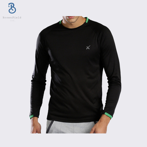 Bangladesh Manufacturer's Wholesale Custom Sport T-Shirt New Design Casual Plus Size Men's Jersey Fabric with Short Sleeve Neck - Product Image 2