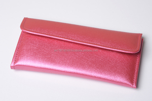 Kit de pince à cils en acier inoxydable durable pince à épiler Volume droit et incurvé avec étui en cuir magnétique - Product Image 3