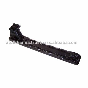 Porta Incienso de Piedra Negra Hecho a Mano con el Mejor Diseño - Product Image 1