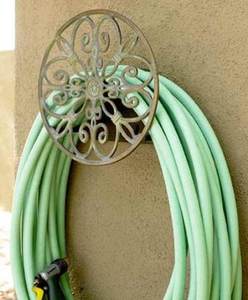 Bird <b>Ornament</b> and Tree <b>Wall</b> Mounted Cast Iron <b>Garden</b> Hose Hanger <b>for</b> <b>Garden</b> Use - Product Image 2