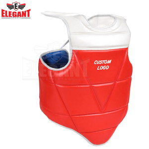 Gilet de protection de poitrine rouge et bleu pour enfants et adultes, équipement de protection de poitrine, équipements WTF, KTA, élegants pour enfants, TaeKwonDo, - Product Image 5