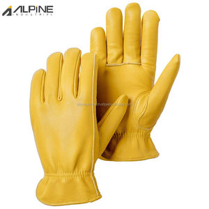 Nuevos Guantes de Trabajo de Piel de Cabra Granulada, Flexibles y Duraderos, Antideslizantes, para Hombres, Mujeres y Niños - Product Image 2