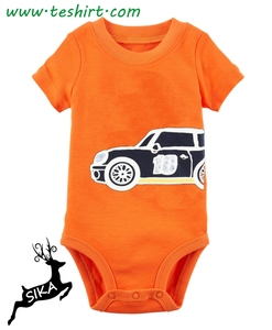 OEM /ODM 100% Cotton Cute plain baby rompers baby raglan sleeve romper rainbow print wholesale romper online sale india tirupur - Product Image 5