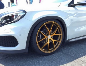 Rines de Aleación de 40 mm y 100 mm, Negros, Diseño de Malla Completamente Pulido - Product Image 5