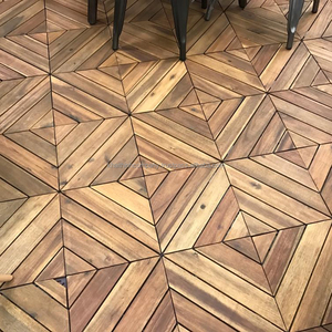 Azulejos de cubierta de madera de acacia para uso en exteriores para piscinas y jardines Juegos de muebles de jardín - Product Image 1