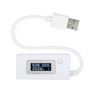 Detector de voltaje USB LCD KCX-017, probador de corriente, capacidad de batería para teléfono móvil