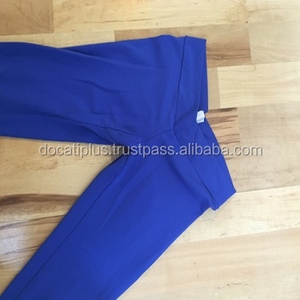 custom oem blue <b>v</b> shape waistband <b>leggings</b> for women - Product Image 1