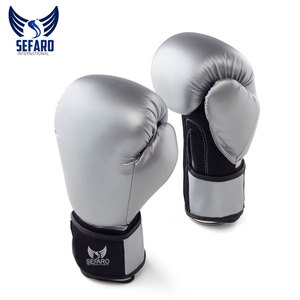 Guantes de boxeo de entrenamiento profesional más vendidos, personalizables, originales, cuero PU auténtico, tallas de 12oz y 16oz con logotipo personalizado - Product Image 1