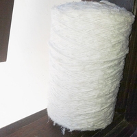 Hilo de Algodón 100% Reciclado Hecho en Indonesia, Baja Torsión, Open End, para Tejer y Cardar, con Buena Uniformidad, Oferta de Julio