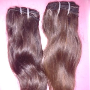 Extension de cheveux fabriquée à la machine. Tissage de cheveux humains vierges uniquement d'Inde. Cuticule alignée cheveux humains indiens - Product Image 2