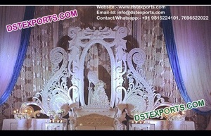 แผงรูปไข่หลังเวทีประหลาดเวทีแต่งงานแผงฉากหลังที่ทันสมัยแผงการออกแบบรูปไข่ไฟเบอร์ที่น่ารื่นรมย์ - Product Image 5