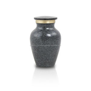 Recuerdo de línea negra y dorada, urna de cremación, suministros funerarios, Brassworld, India - Product Image 5