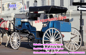 Elegante Victoria caballo turística transporte canadiense Victoria caballos carros fabricación estilo Hollywood Victoria Buugy - Product Image 3