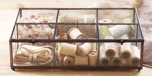Boîte à bijoux en verre fabriquée à partir de verre et de fer de haute qualité, faite à la main, personnalisable pour la maison, le bureau, rangement décoratif pour l'exportation - Product Image 6