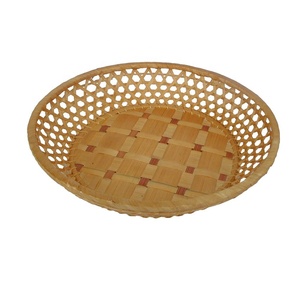 Natural <b>Flower</b> Shape Decorative Bamboo Storage <b>Basket</b> Home Decor Accessory from Vietnam - Product Image 2