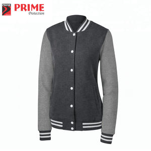 Chaquetas universitarias para mujer de nueva tendencia hechas en fábrica, ropa corta de lona transpirable de alta calidad - Product Image 6