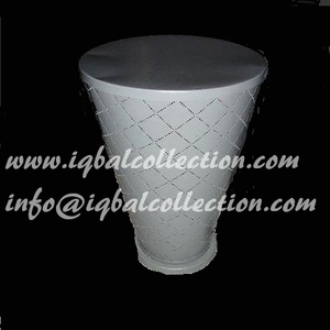 PERFORATED LAMPS White Cone Plastic Floor Lamp <b>Shade</b> with Diamond Pattern Design - Product Image 3
