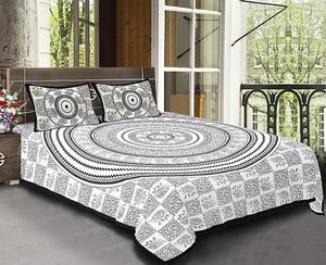 Peacock Mandala 100% algodón Queen sábana ropa de cama cubrecama decoración del hogar calidad superior Sanganeri estampado por consignadores indios - Product Image 5