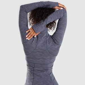 Offre Spéciale Ajustement Sec Conception Personnalisée Femmes Fitness Porter Pull Sweat-Shirts Dames Pas Cher Prix Femmes Gym Slim Fit Pulls - Product Image 2