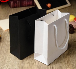 Bolsas de compras de papel Bolsa de regalo de papel Bolsa de papel Kraft marrón - Product Image 6