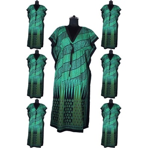 Caftan long pour femmes tissu de coton pour dames de Jaipur kaftan en coton Maxi robe de soleil ample - Product Image 1